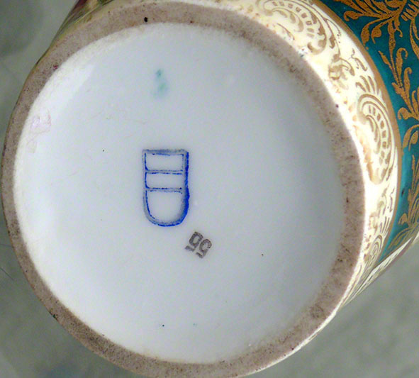 Vase Bindenschild Fälschung