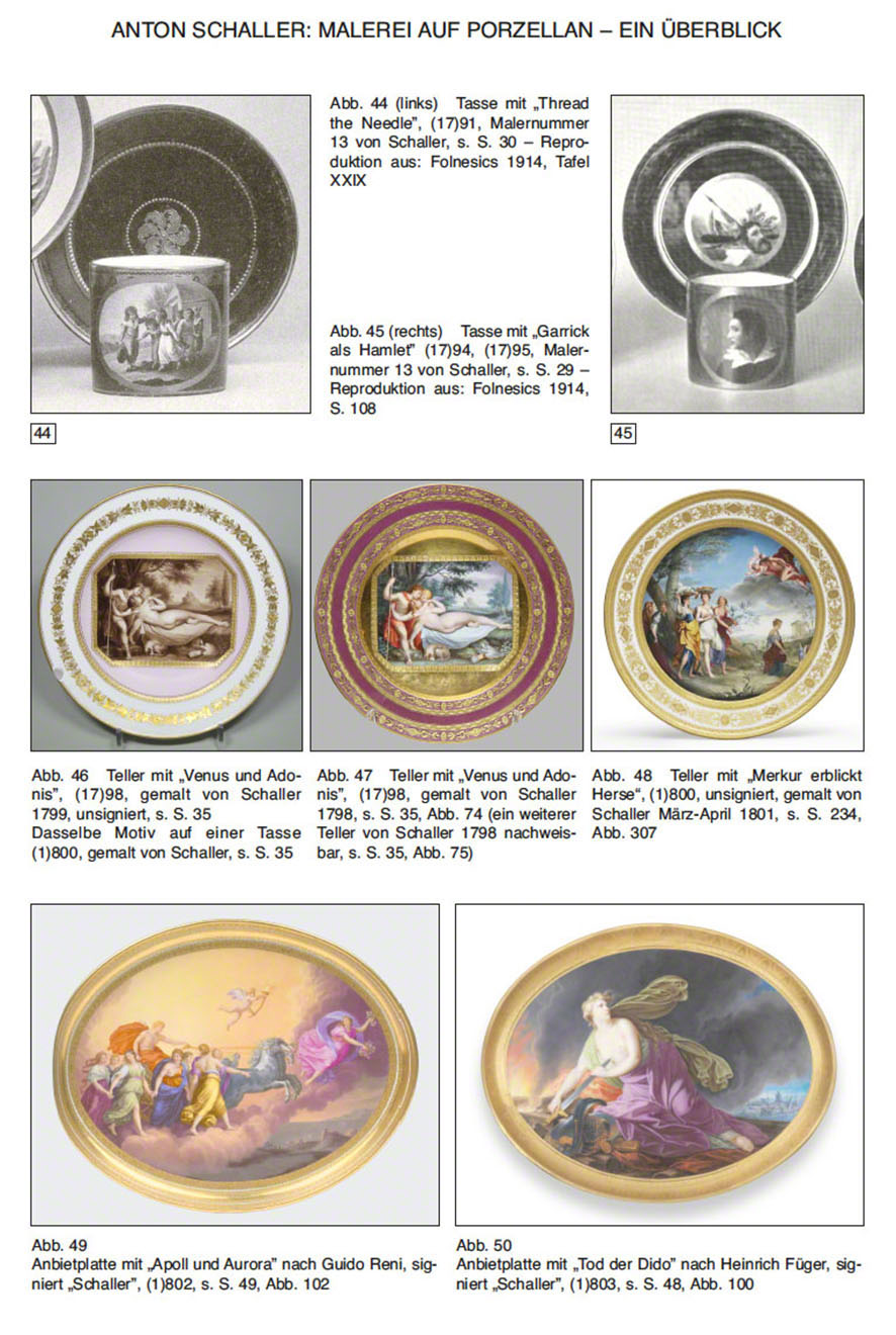 Anton Schaller Porzellanmaler Wien