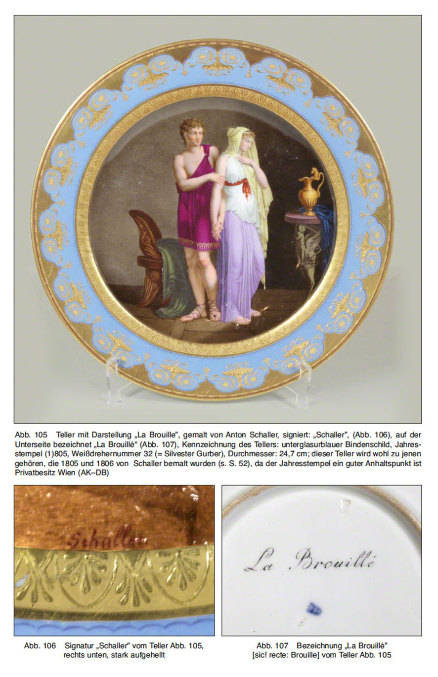 Anton Schaller Porzellanmaler Wien