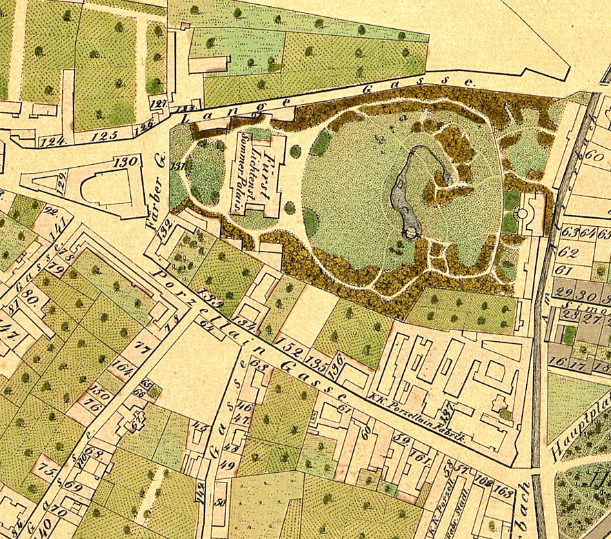 Vasquez-Plan Rossau Porzellanmanufaktur Lageplan