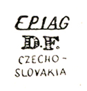 Porzellanfabrik Epiag Dallwitz Czechoslovakia